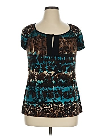 Perseption Concept Short Sleeve Blouse (view 1)