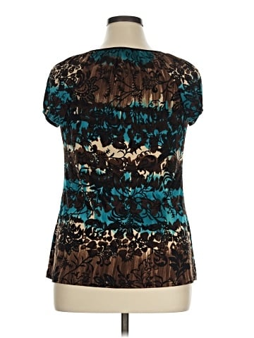 Perseption Concept Short Sleeve Blouse (view 2)