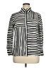 Alfred Dunner 100% Rayon Stripes Ivory 3/4 Sleeve Top Size 16 - photo 1