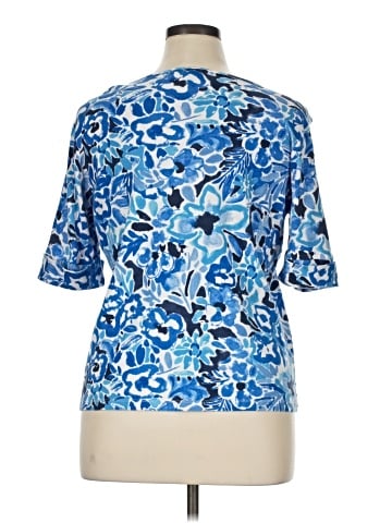Lauren by Ralph Lauren 3/4 Sleeve T-Shirt (view 2)