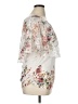 Lavish 100% Polyester White Short Sleeve Blouse Size XL - photo 4