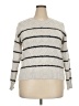 Bearpaw 100% Polyester Stripes Gray Pullover Sweater Size XXL - photo 1