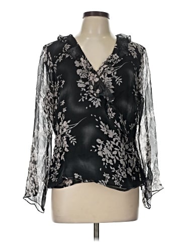 Worthington Long Sleeve Blouse (view 1)