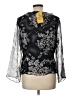 Worthington Black Long Sleeve Blouse Size L - photo 2