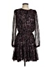 Allison Joy 100% Polyester Animal Print Black Cocktail Dress Size S - photo 1