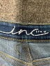 Inc Denim Solid Blue Jeans Size 12 - photo 7
