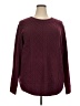 St. John's Bay Chevron-herringbone Burgundy Pullover Sweater Size XXL - photo 1