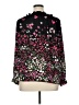 rsvp by TALBOTS 100% Polyester Floral Black Long Sleeve Blouse Size XL - photo 2