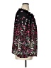 rsvp by TALBOTS 100% Polyester Floral Black Long Sleeve Blouse Size XL - photo 4