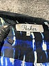 Parker 100% Silk Print Blue Casual Dress Size M - photo 7