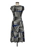 En Focus Studio 100% Polyester Graphic Blue Casual Dress Size 8 - photo 2