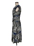 En Focus Studio 100% Polyester Graphic Blue Casual Dress Size 8 - photo 5