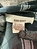 Sans Souci 100% Polyester Plaid Gray 3/4 Sleeve Blouse Size XS - photo 7