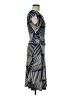 En Focus Studio 100% Polyester Graphic Blue Casual Dress Size 8 - photo 4