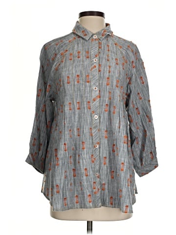 Ivy Jane 3/4 Sleeve Button-Down Shirt (view 1)