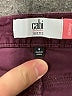 CAbi Chevron-herringbone Burgundy Jeans Size 4 - photo 7
