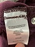 CAbi Chevron-herringbone Burgundy Jeans Size 4 - photo 8
