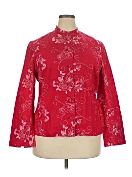 Jm Collection 3/4 Sleeve Blouse