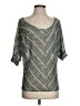 Veronica M. 100% Acrylic Teal Short Sleeve Blouse Size S - photo 1