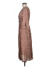 Hayden 100% Polyester Print Brown Casual Dress Size M - photo 5
