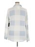New York Laundry Checkered-gingham Blue Long Sleeve Blouse Size 2X - photo 2