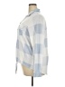 New York Laundry Checkered-gingham Blue Long Sleeve Blouse Size 2X - photo 5