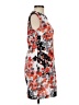RED Valentino 100% Polyester Print Orange Cocktail Dress Size EU (IT) 38 / US 2 - photo 4