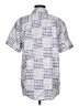 Robert Graham Houndstooth Purple Short Sleeve Button-Down Shirt Size M - photo 2
