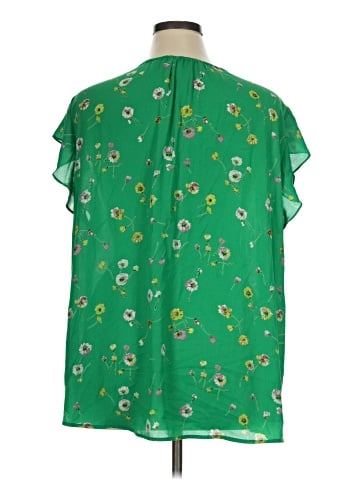 Cynthia Rowley TJX Short Sleeve Blouse (view 2)