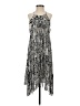 Parker Graphic Silver Cocktail Dress Size S (estimated) - photo 1