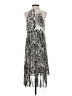 Parker Graphic Silver Cocktail Dress Size S (estimated) - photo 2