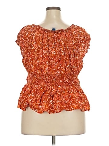 Old Navy Short Sleeve Blouse (view 2)