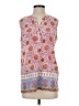 dalia 100% Polyester Pink Sleeveless Blouse Size S - photo 1