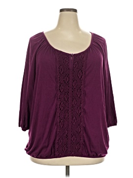 Faded Glory 3/4 Sleeve Top