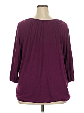 Faded Glory 3/4 Sleeve Top (view 2)