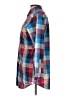 Columbia 100% Polyester Plaid Blue Long Sleeve Blouse Size L - photo 5