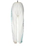 L Space 100% Cotton Hearts White Track Pants Size M - photo 2