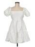 Etiquette White Casual Dress Size M - photo 1
