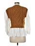 Elan 100% Acrylic Brown Sweater Vest Size M - photo 2