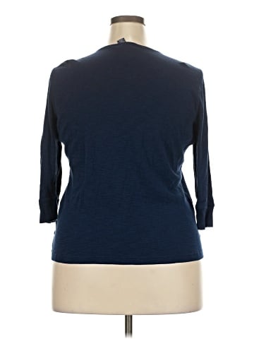 Chaps 3/4 Sleeve Top (view 2)