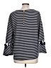 Crown & Ivy Black 3/4 Sleeve Top Size L - photo 2