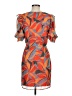 Adelyn Rae 100% Polyester Print Orange Cocktail Dress Size M - photo 2
