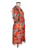 Adelyn Rae 100% Polyester Print Orange Cocktail Dress Size M - photo 4