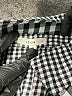Le Lis 100% Cotton Checkered-gingham Black Long Sleeve Button-Down Shirt Size M - photo 7