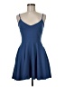 Windsor Solid Blue Cocktail Dress Size M - photo 1