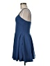 Windsor Solid Blue Cocktail Dress Size M - photo 5