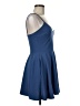 Windsor Solid Blue Cocktail Dress Size M - photo 4
