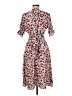 Slate & Willow 100% Polyester Print Red Casual Dress Size M - photo 2