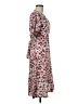 Slate & Willow 100% Polyester Print Red Casual Dress Size M - photo 4