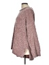 Jessica Simpson 100% Polyester Burgundy Pullover Sweater Size L - photo 5